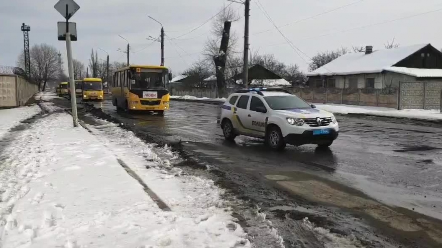 Hành lang nhân đạo được mở tại Lugansk (miền Đông Ukraine)